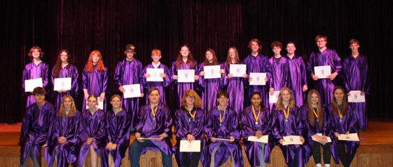 15th Annual Sharon Springs Math Honor Society Induction Ceremony