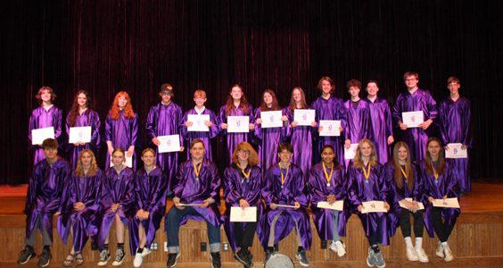 15th Annual Sharon Springs Math Honor Society Induction Ceremony