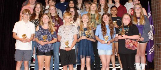 Middle School Honor Society Induction Ceremony