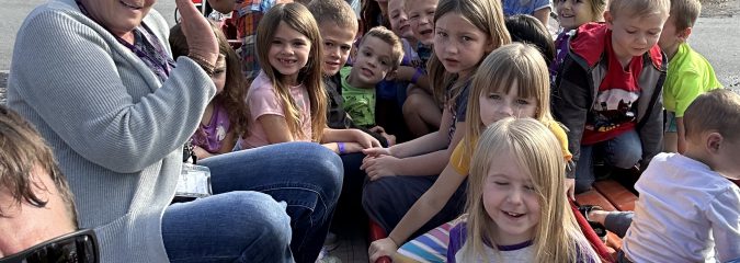 Kindergarteners visit Sharon Springs firehouse