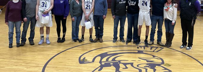 SSCS Boys Basketball Senior Night Ceremony