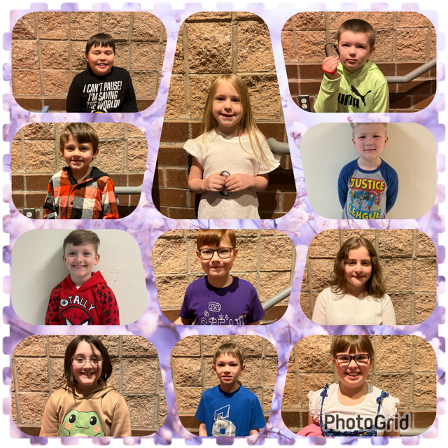 grid of elementary student faces