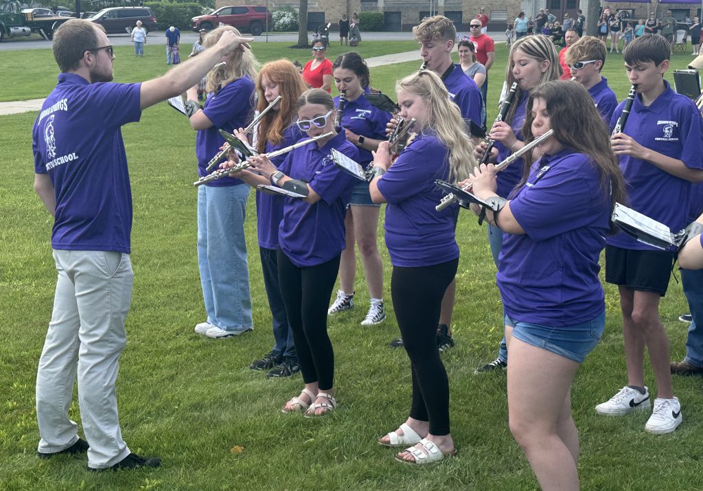 Marching Band plays