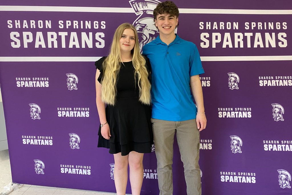 two chorus students