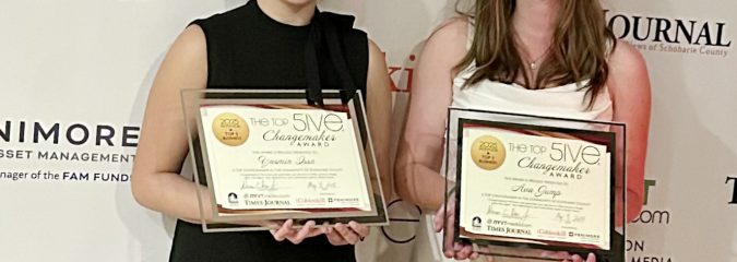 Jump & Issa Named Top 5ive Change-Making Youth in Schoharie County