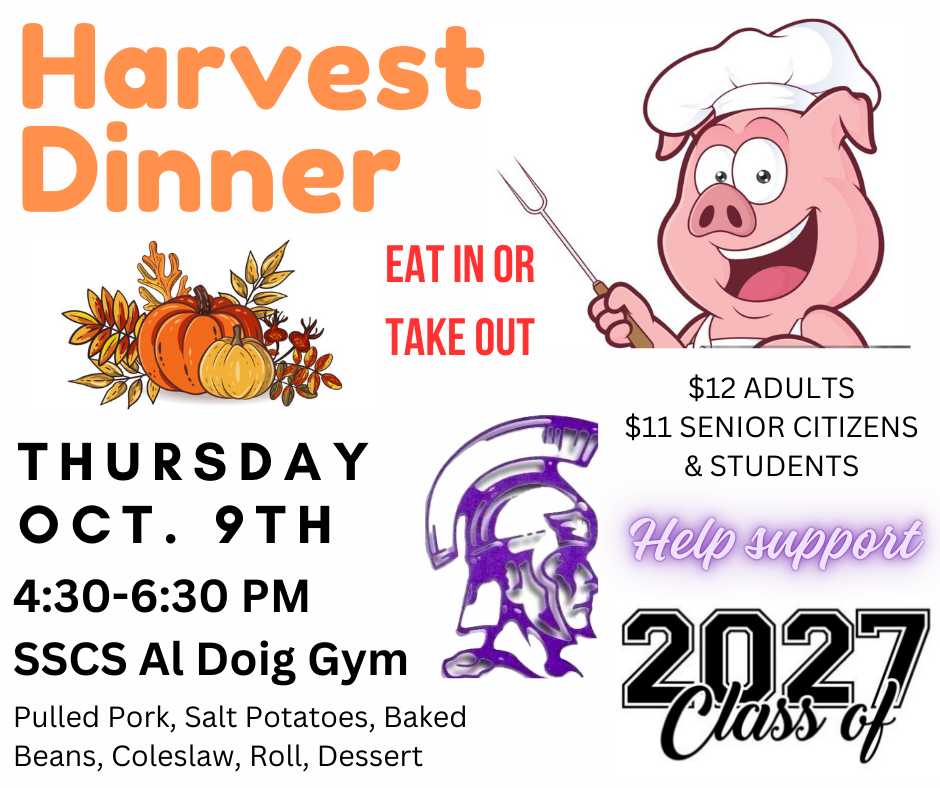 Harvest Dinner ad