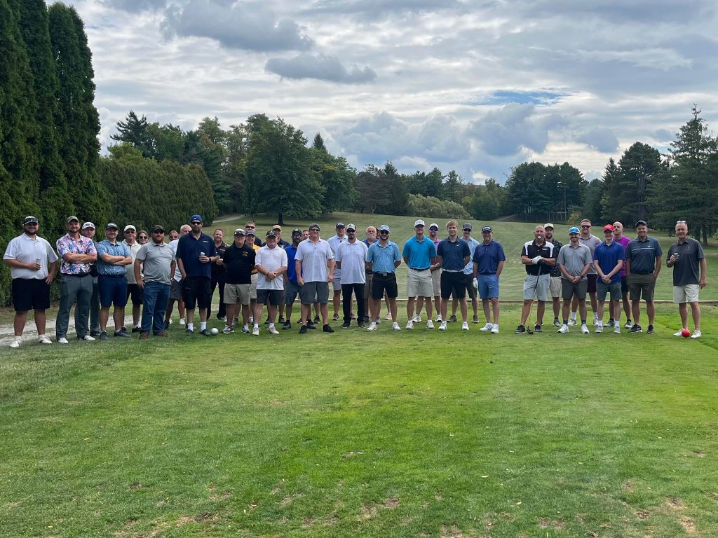 group of golfers
