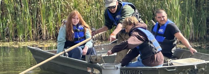 SSCS Student Scientists Experiment at Bowmaker Pond
