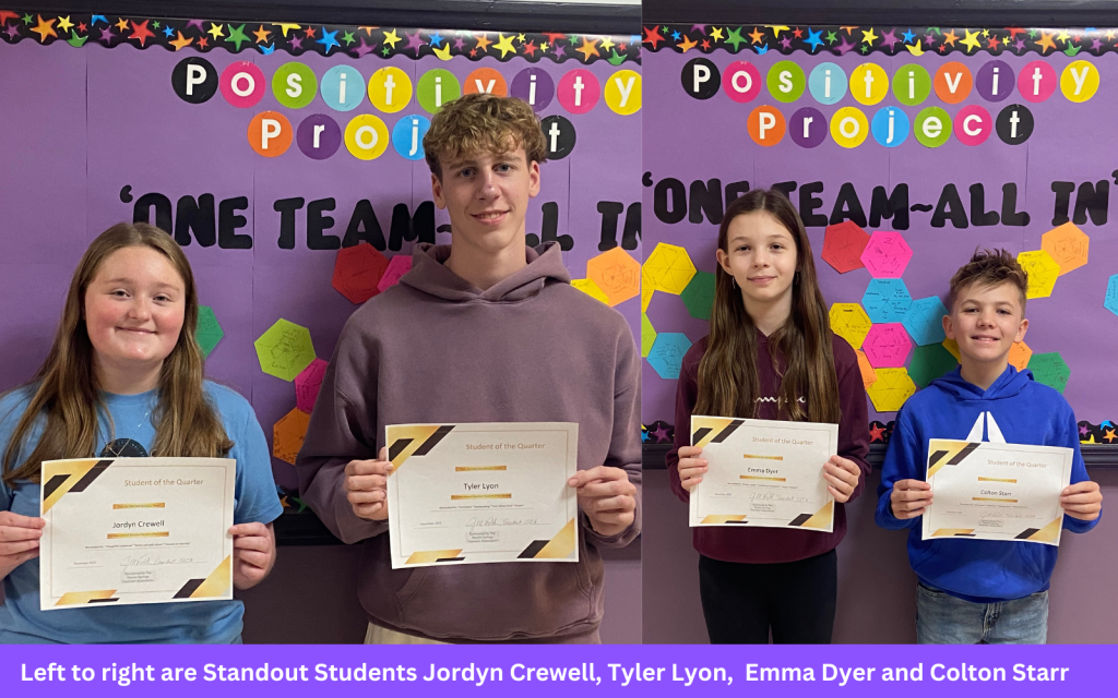 First quarter standout students 2025