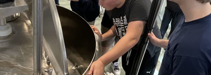 8th Graders Experience SUNY Cobleskill Dairy Processing Center
