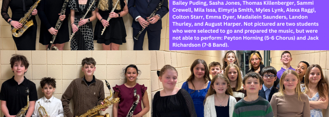 SSCS Band and Choral Students Perform at All County Music Festival