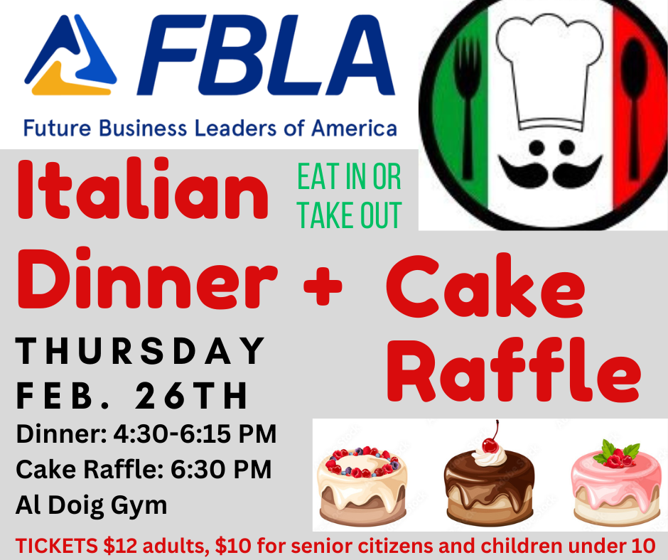 FBLA Italian Night flier