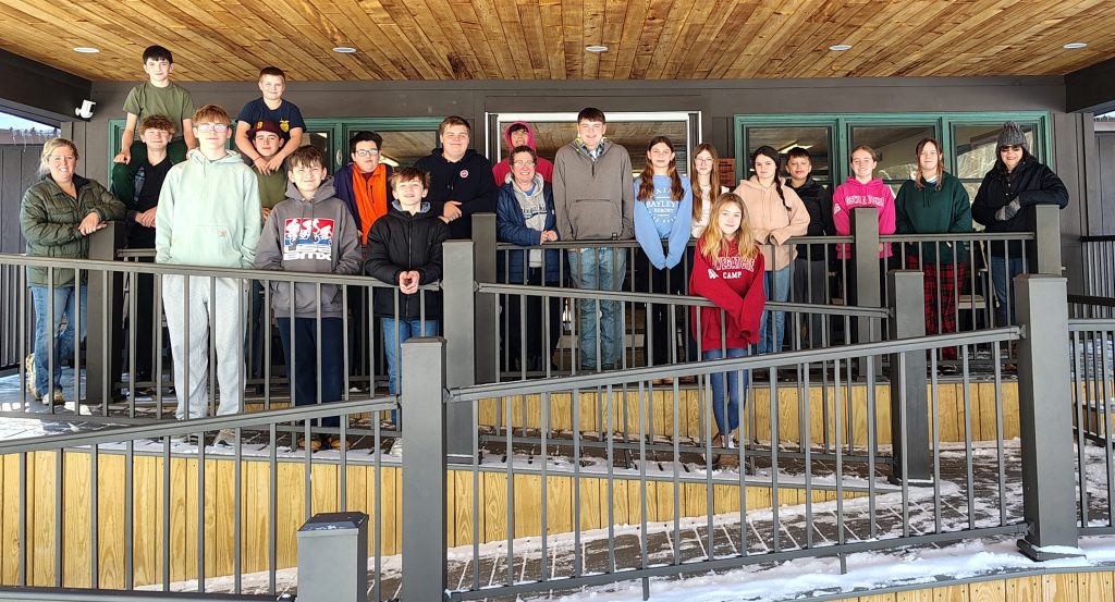 FFA members at Camp O leadership trip