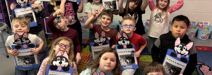 Second Graders Celebrate Alaska’s Iditarod Dog Sled Race