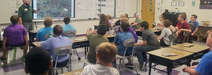 Fifth Graders Learn Science of Trout Habitat From NYS Biologist