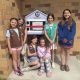 Sharon Springs Girl Scouts Cut Ribbon on Little Free Library at SSCS