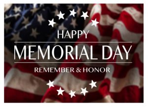 Memorial Day notice