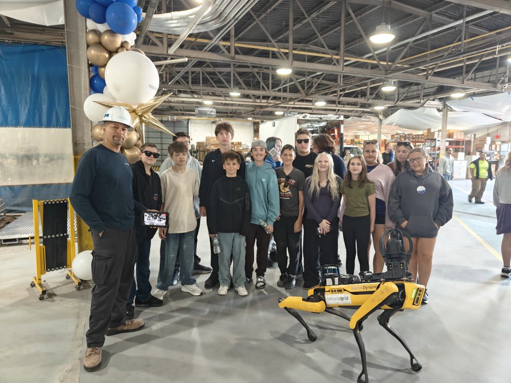 Group of students at National Grid Career Pathway Expo